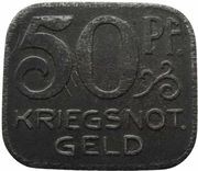 50 Pfennig - Schwäbisch Hall, Germany, 1918 reverse image