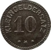10 Pfennig - Tailfingen, Germany, 1918 reverse image