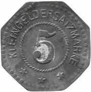 5 Pfennig - Trossingen Ands Koch A.G., Germany,  reverse image