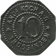 10 Pfennig - Trossingen Ands Koch A.G. obverse image