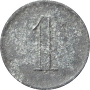 1 Pfennig - Ulm Gebrüder Eberhardt Masch. Fabrik, Germany, 1917-1919 reverse image