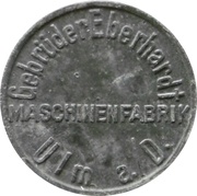 5 Pfennig - Ulm Gebrüder Eberhardt Maschinenfabrik obverse image