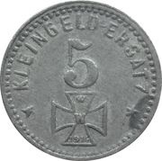 5 Pfennig - Waldsee, Germany, 1918 reverse image