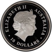 10 Dollars - Elizabeth II 4th Portrait - Evolution of Numbers obverse image