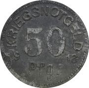 50 Pfennig - Wurzach, Germany, 1918 reverse image