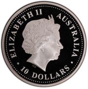 10 Dollars - Elizabeth II 4th Portrait - Evolution of Knowledge obverse image