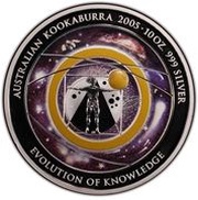 10 Dollars - Elizabeth II 4th Portrait - Evolution of Knowledge, Australia, 2005 reverse image