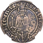 1 Groschen Tournois obverse image