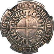 1 Groschen Tournois reverse image