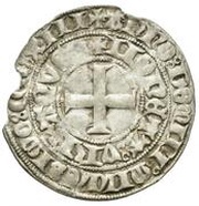 1 Groschen Tournois, Germany, 1413 reverse image