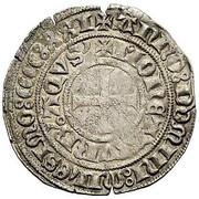 1 Groschen Tournois, Germany, 1421 reverse image