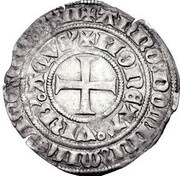 1 Groschen Tournois, Germany, 1422 reverse image