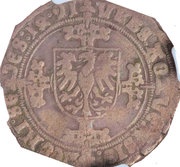 1 Mariengroschen, Germany, 1491 reverse image