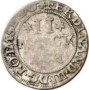 2 Mark, Germany, 1647-1650 reverse image