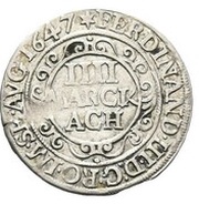 4 Mark, Germany, 1646-1648 reverse image