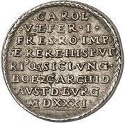 ½ Gulden Coronation of Ferdinand I, Germany, 1531 reverse image