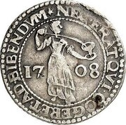8 Mark, Germany, 1708 reverse image