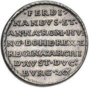 Gulden Coronation of Ferdinand I, Germany, 1531 reverse image