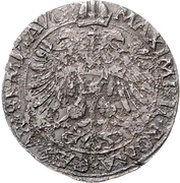 ½ Thaler, Germany, 1571 reverse image