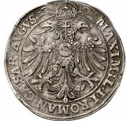 1 Thaler, Germany, 1571-1573 reverse image