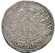 1 Thaler, Germany, 1644 reverse image