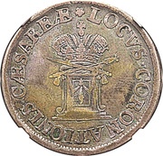 32 Marck Ratszeichen, Germany, 1755 reverse image
