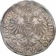 2 Thalers, Germany, 1616 reverse image