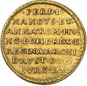 5 Ducats Coronation of Ferdinand I, Germany, 1531 reverse image
