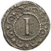 1 Pfennig, Germany, 1584 reverse image