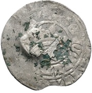 1 Prague Groschen Counterstamped reverse image