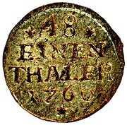 1⁄48 Thaler - Victor II Frederick reverse image