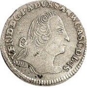⅙ Thaler - Victor II Frederick Seven Years' War obverse image