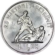 1 Lek Liberation reverse image