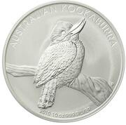 10 Dollars - Elizabeth II 4th Portrait - Australian Kookaburra, Australia, 2010 reverse image