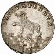 ⅔ Thaler - Victor II Frederick obverse image