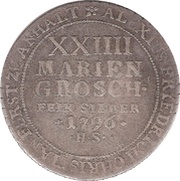 24 Mariengroschen - Alexius Frederick Christian, Germany, 1796 reverse image