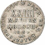 24 Mariengroschen - Alexius Frederick Christian, Germany, 1796 reverse image