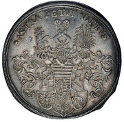 1 Thaler - Christian II, Germany, 1636-1645 reverse image