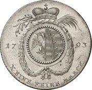 1 Conventionsthaler - Frederick Albert, Germany, 1793-1794 reverse image