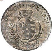 1 Thaler - Frederick Albert reverse image