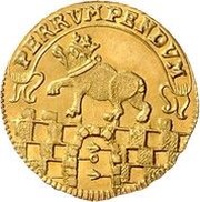 1 Ducat - Victor II Frederick, Germany, 1761 reverse image