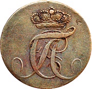1 Pfennig - Alexius Frederick Christian obverse image