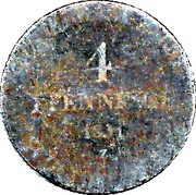 4 Pfennige - Alexius Frederick Christian reverse image