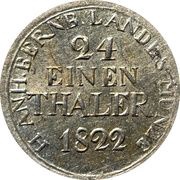 1⁄24 Thaler - Alexius Frederick Christian reverse image