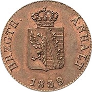 1 Pfennig - Alexander Charles Joint Coinage obverse image