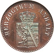 3 Pfennige - Alexander Charles and Leopold Frederick Joint Coinage obverse image