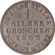 1 Silbergroschen - Alexander Charles Joint Coinage reverse image