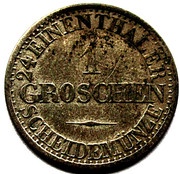 1 Groschen - Alexander Charles Joint Coinage reverse image