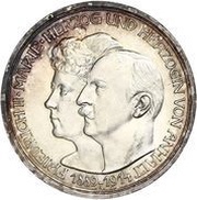 3 Mark - Frederick II Silver Wedding obverse image