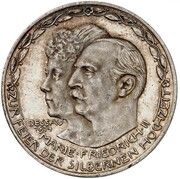 3 Mark - Frederick II Silver Wedding - Pattern obverse image